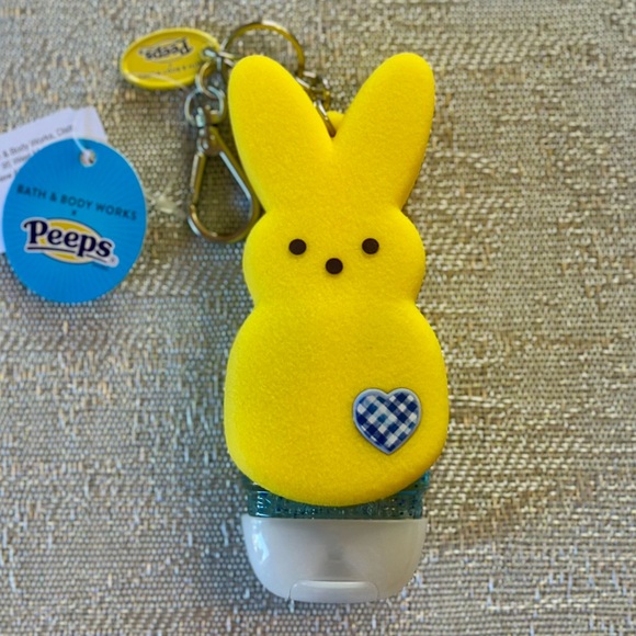 💛Bath & Body Works Peeps Bunny Hand Sanitizer Pocketbac Holder & Gel - LAST ONE! - Picture 3 of 3